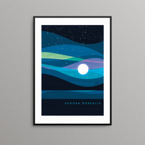 Aurora Borealis Northern Lights Print