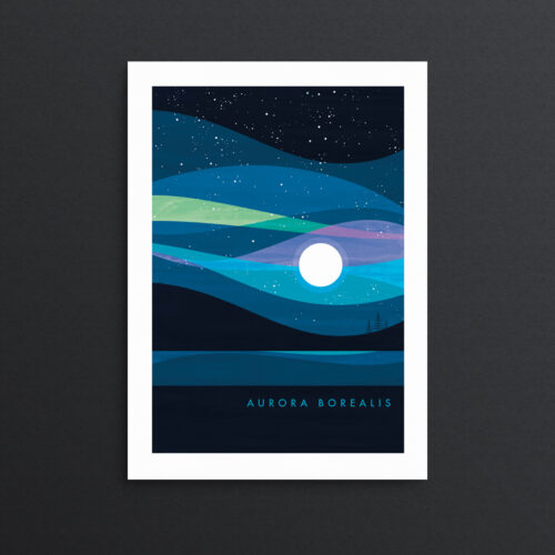 Aurora Borealis Northern Lights Print