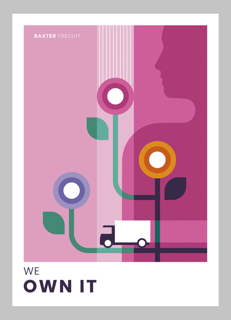 Baxter Freight Poster