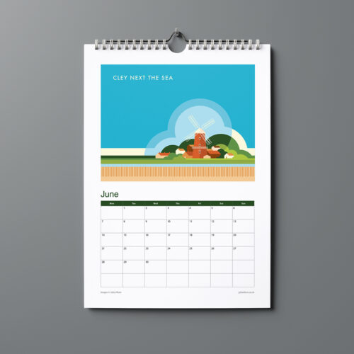 Cley Windmill 2027 UK landmarks calendar