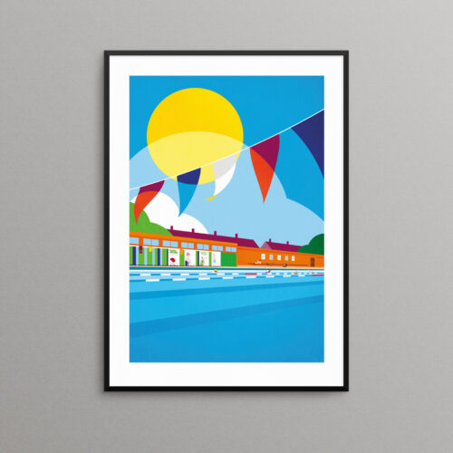 Charlton Lido TFL Print