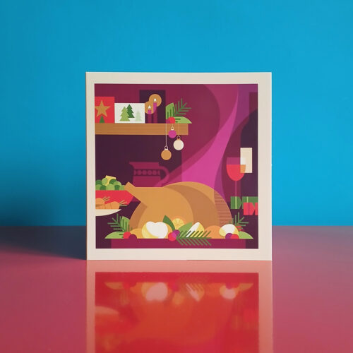 Christmas dinner card