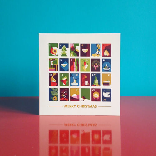 Christmas advent card