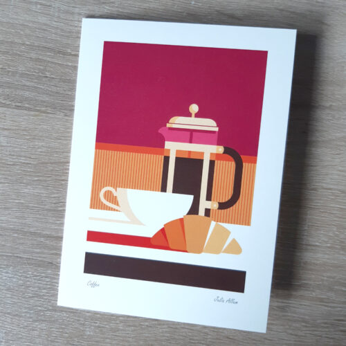 Coffee and Croissant Card