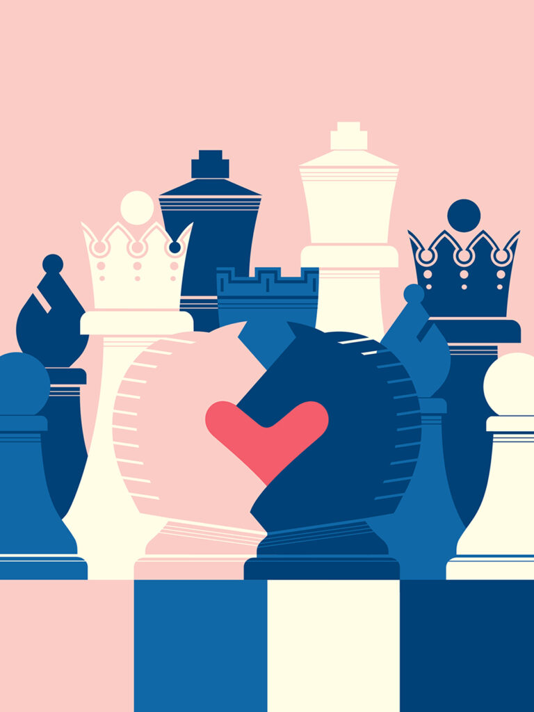 Harvard Business Review Collaboration Chess illustration 