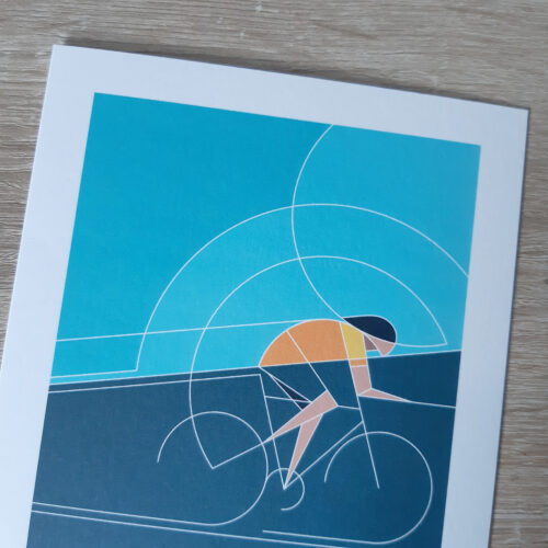 Cycling greetings card