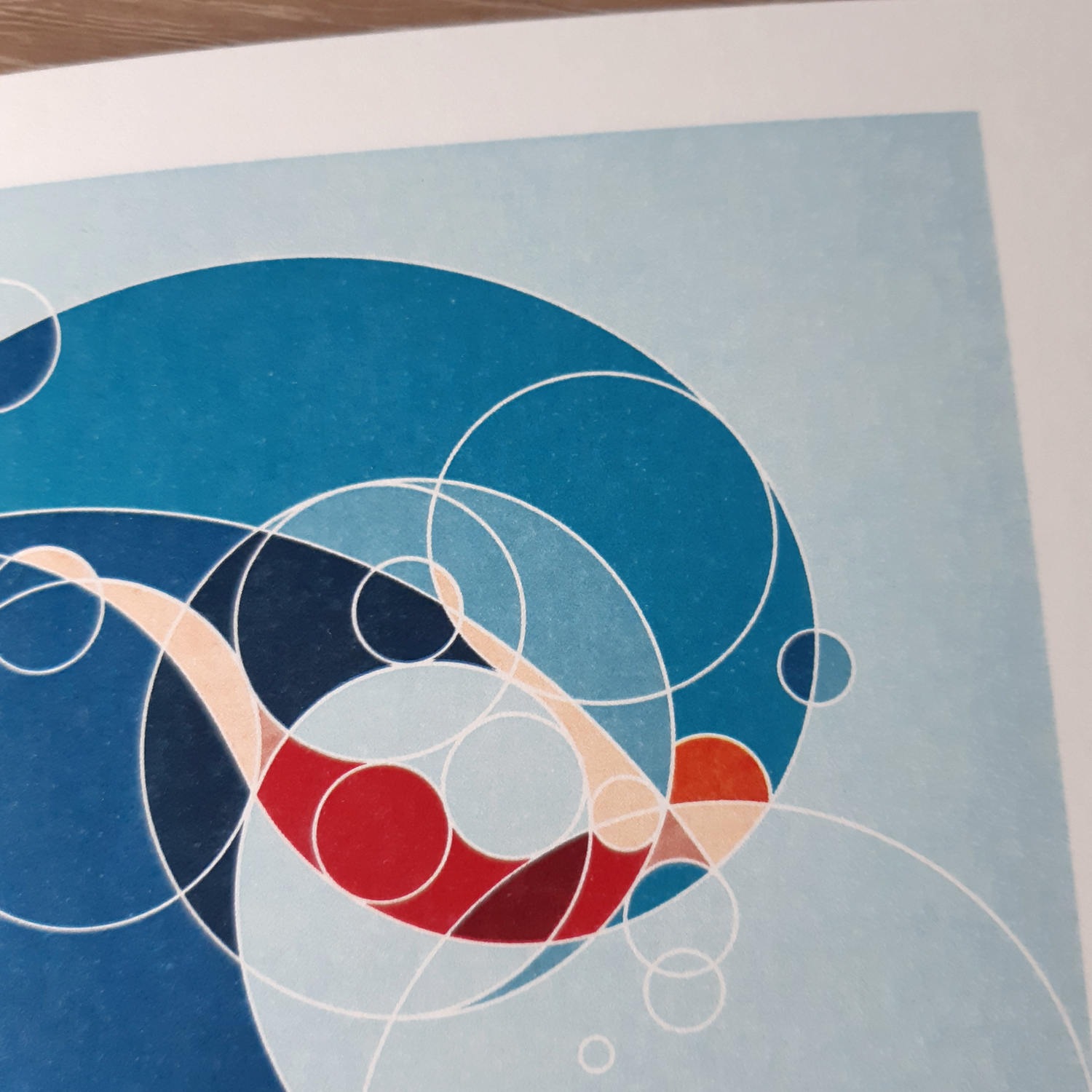 Diver greetings card