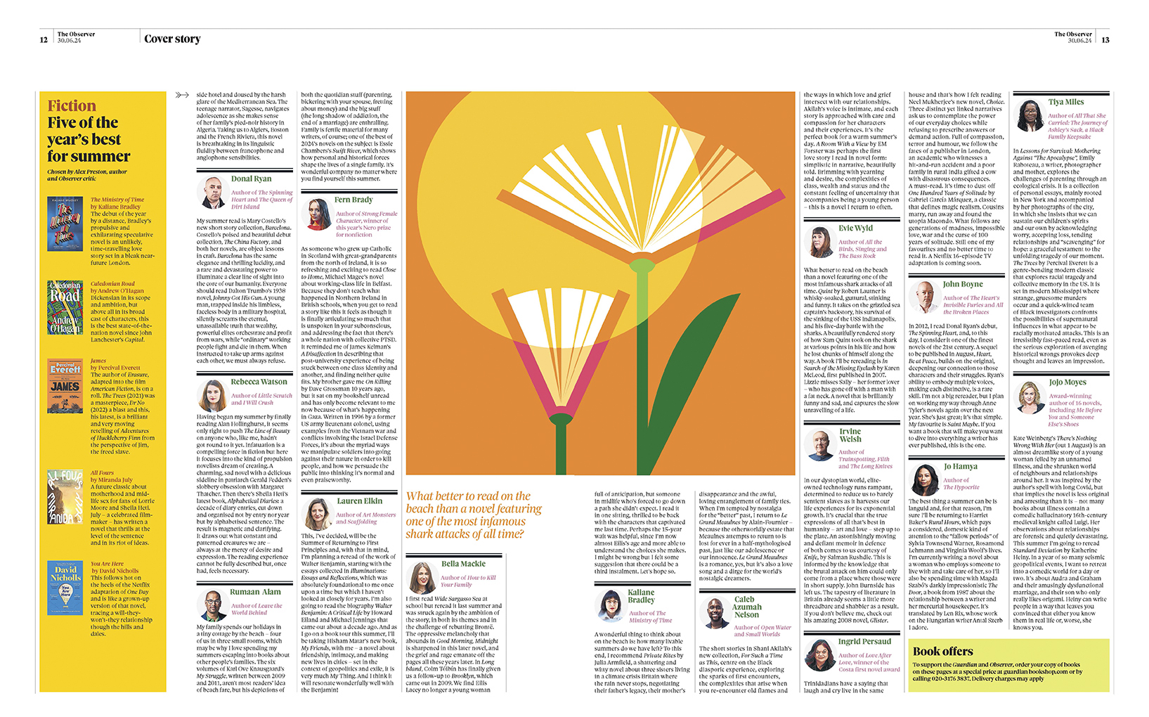 Summer Reading Illustration Observer New Review