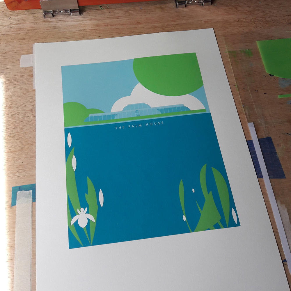 Palm House screen print - Image 7