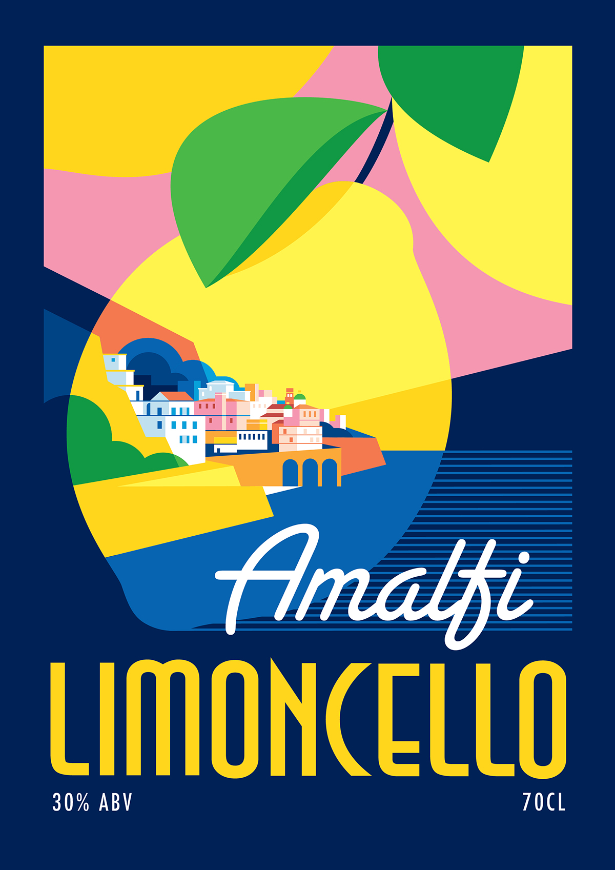 Amalfi Limoncello Poster