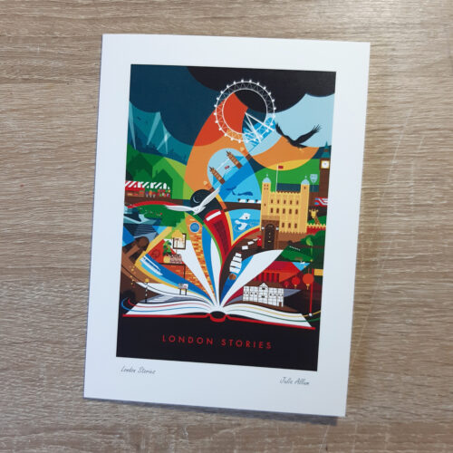 London Stories greetings card