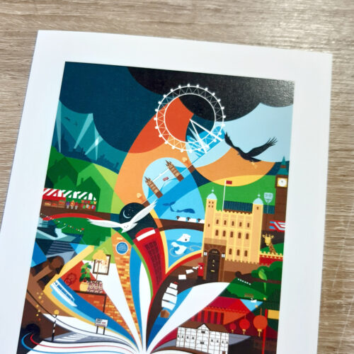 London Stories greetings card