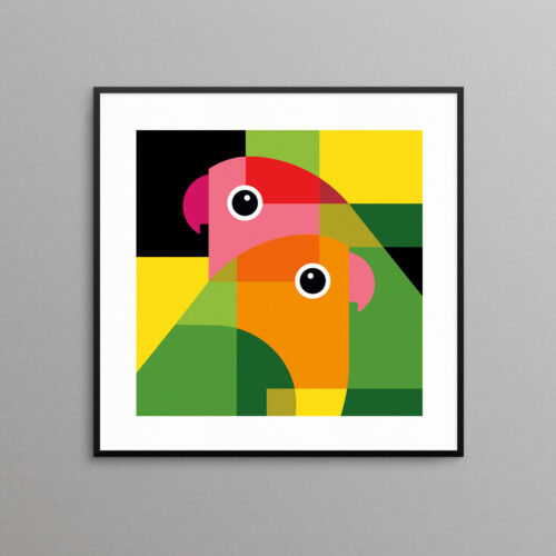 Lovebirds Print