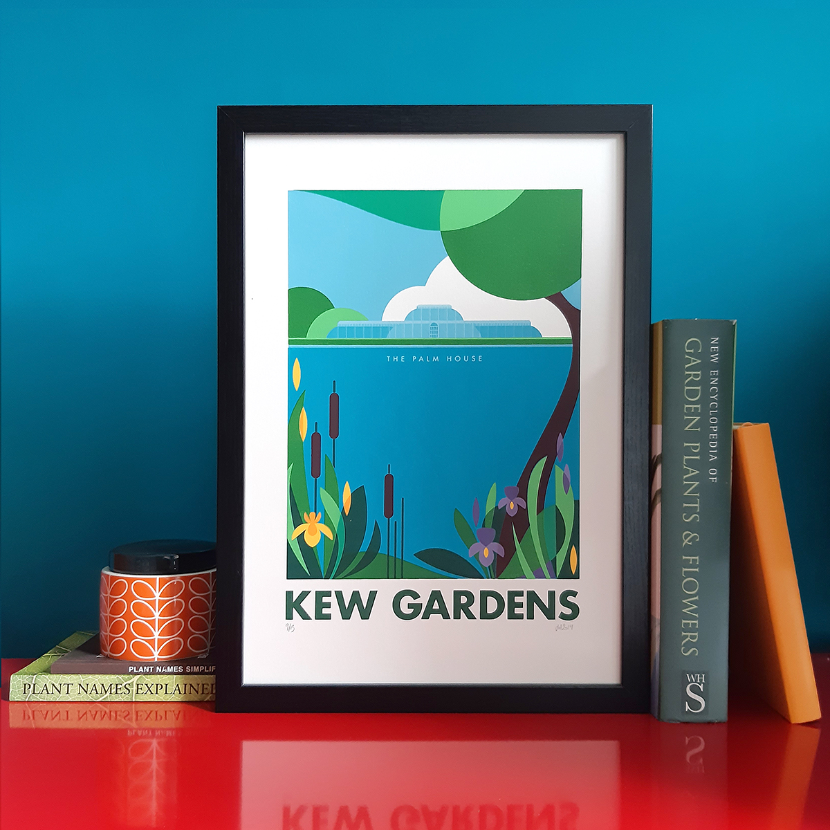 Palm House Kew Gardens screen print