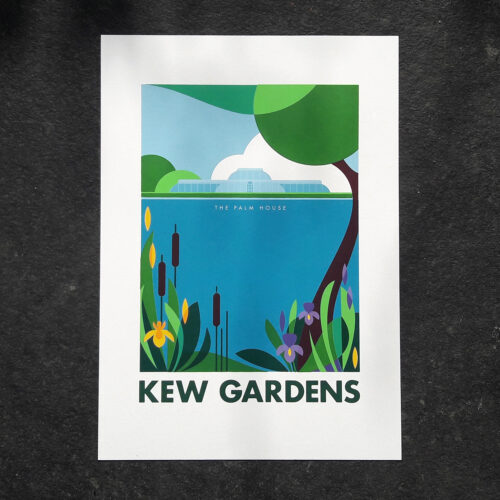 Kew Gardens Palm House screen print