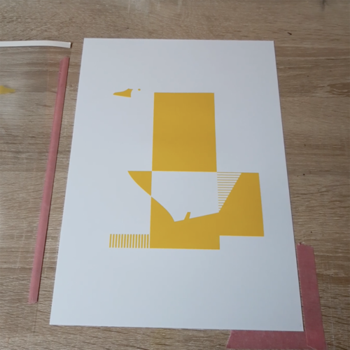 Duck screen print process