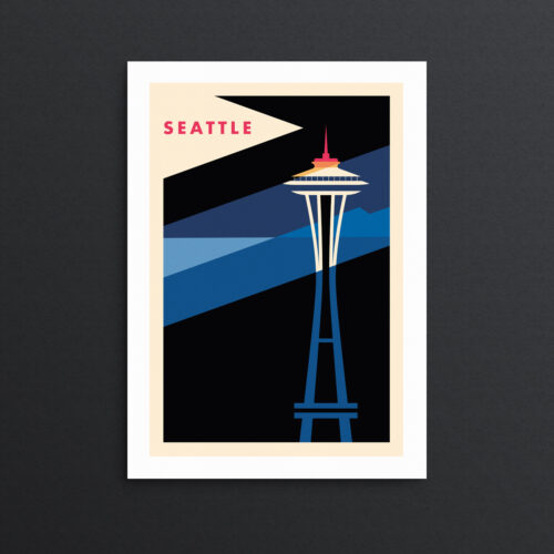 Space Needle Seattle Print