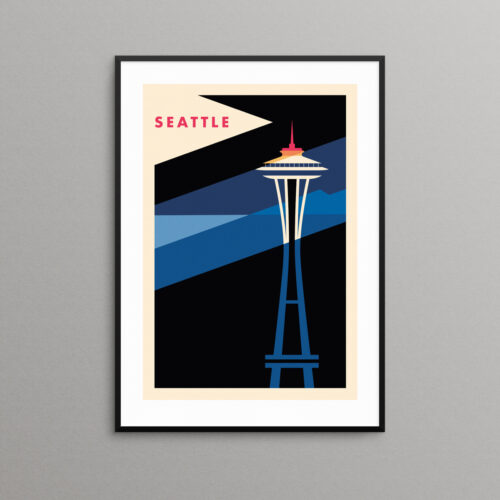 Space Needle Seattle Print