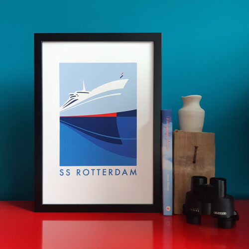 SS Rotterdam screen print