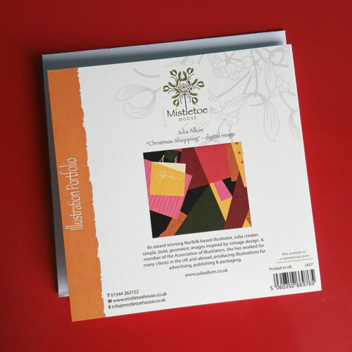 Shopping greetings card