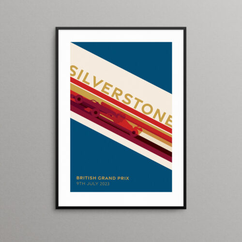 Silverstone Formula 1 poster print