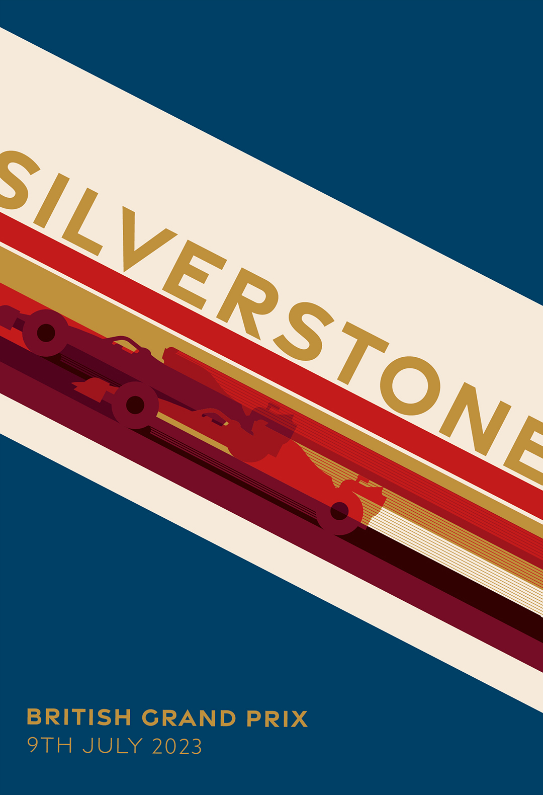 Silverstone Grandprix Poster