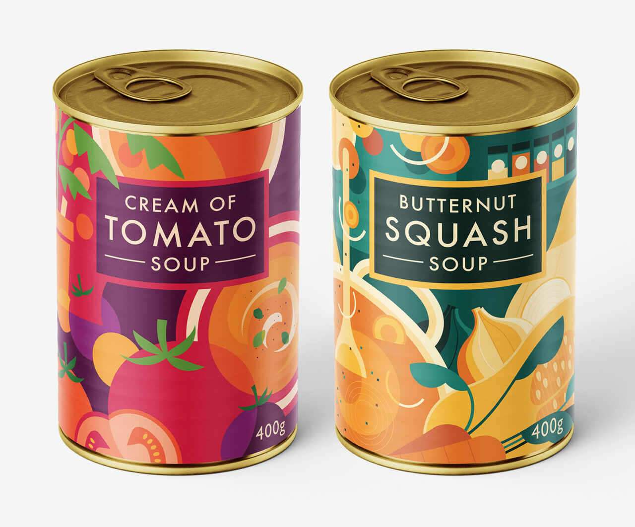 Soup can illustration