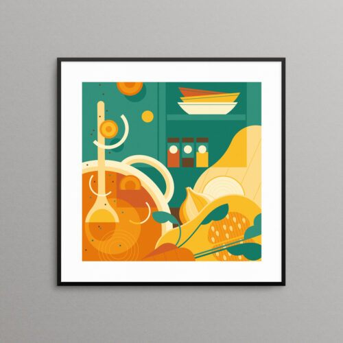 Butternut Squash soup print