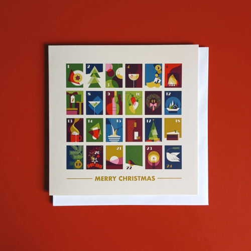 Christmas advent card