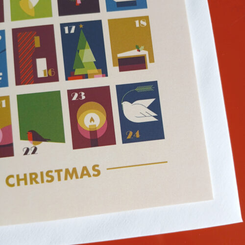 Christmas advent card