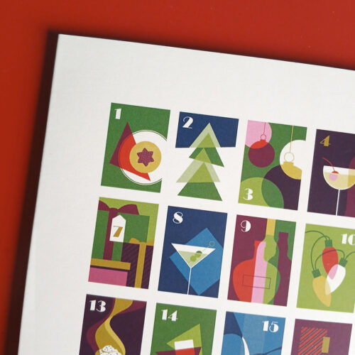 Christmas advent card