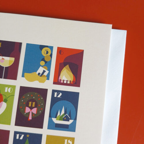 Christmas advent card