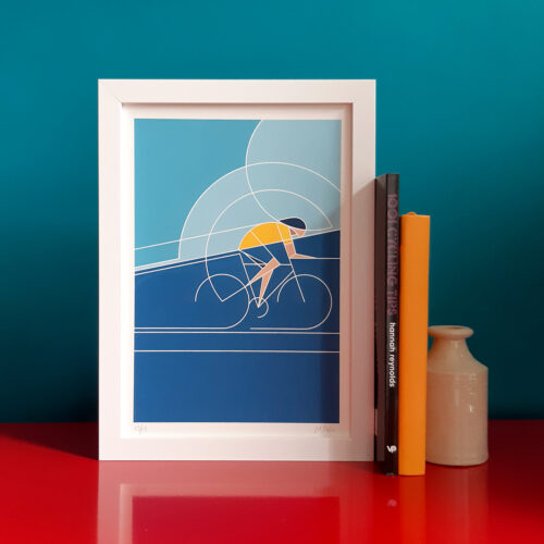 Cycling screen print