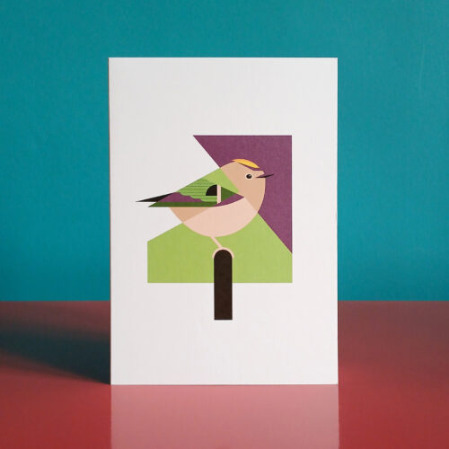 Goldcrest card