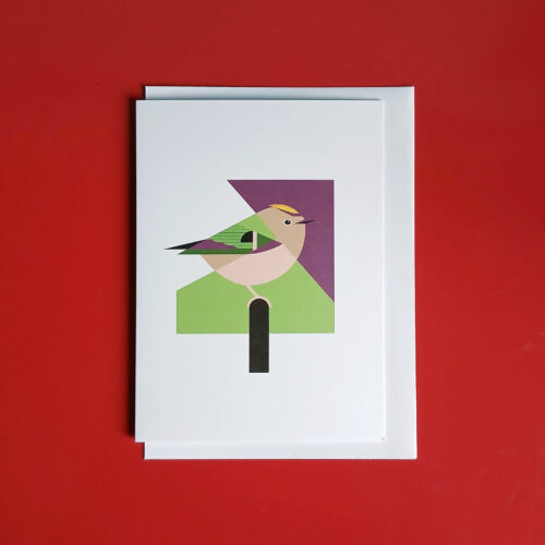 Goldcrest card