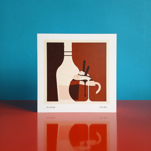 Baileys hot chocolate card