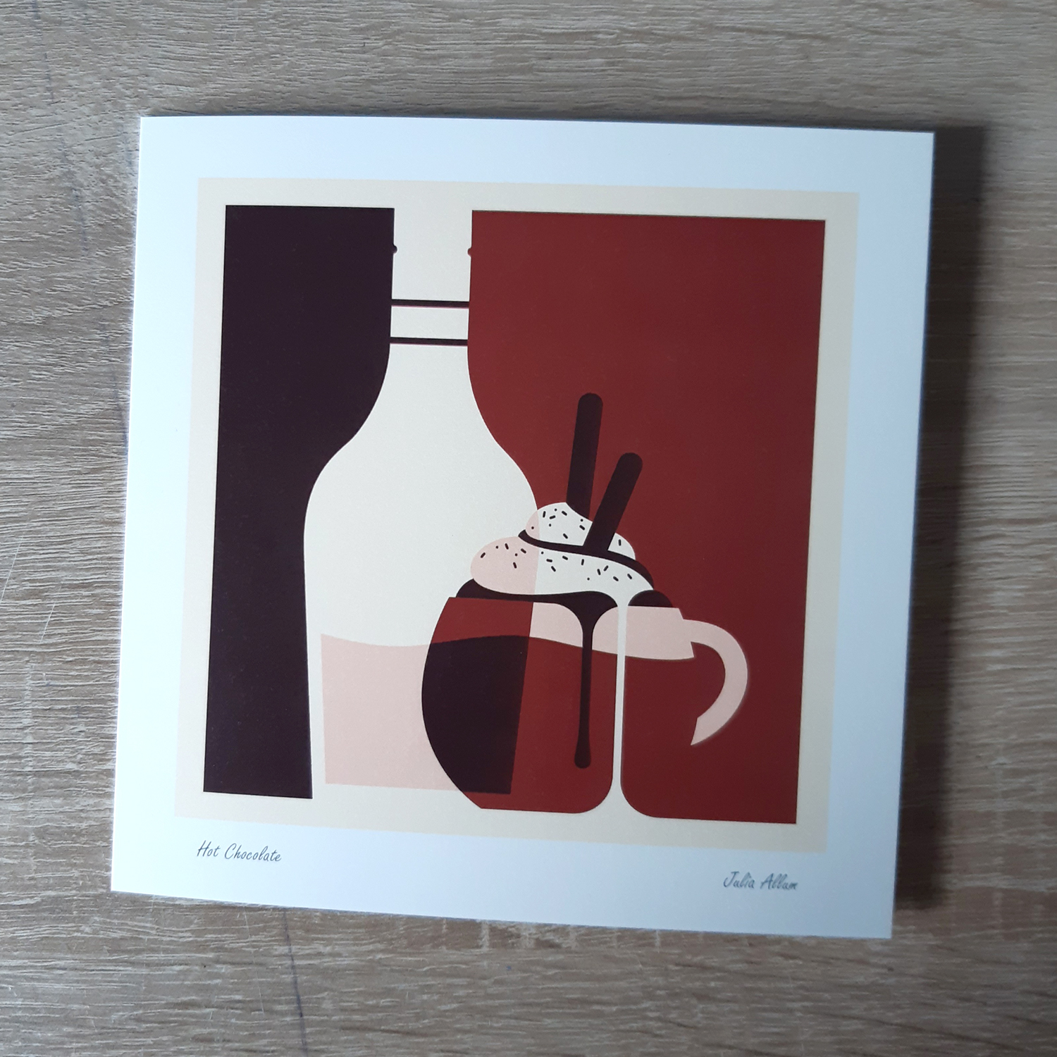 Hot Chocolate greetings card