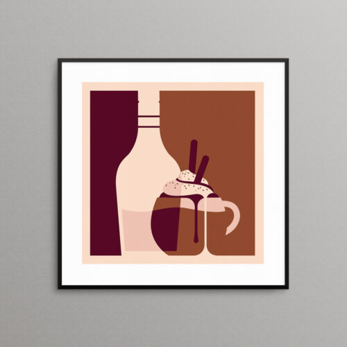 Hot chocolate print