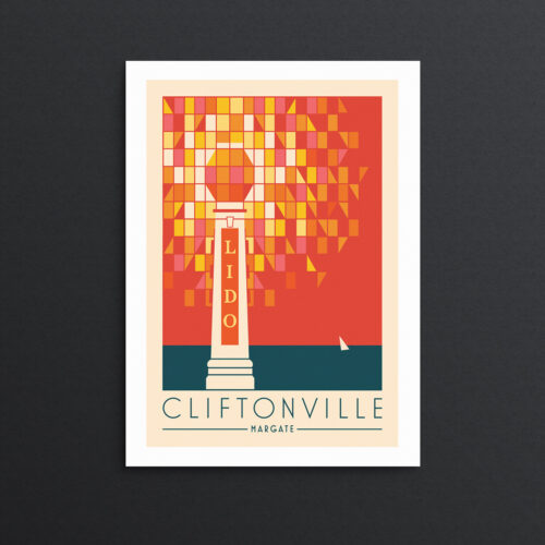 Cliftonville Lido Margate poster print
