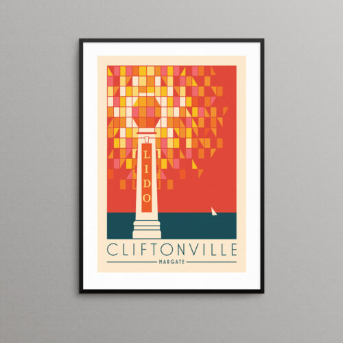 Cliftonville Lido Margate poster print