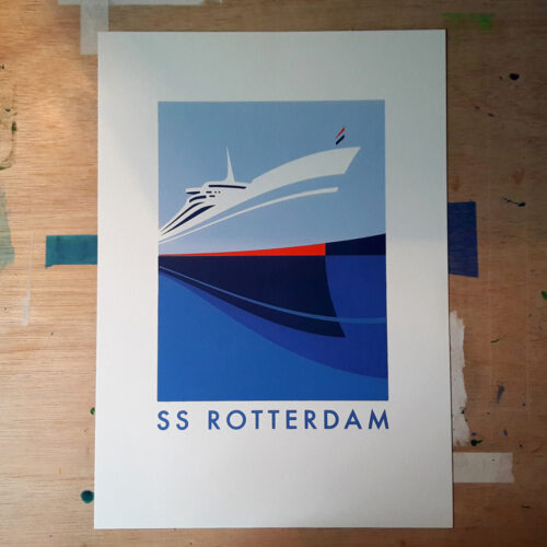 SS Rotterdam screen print