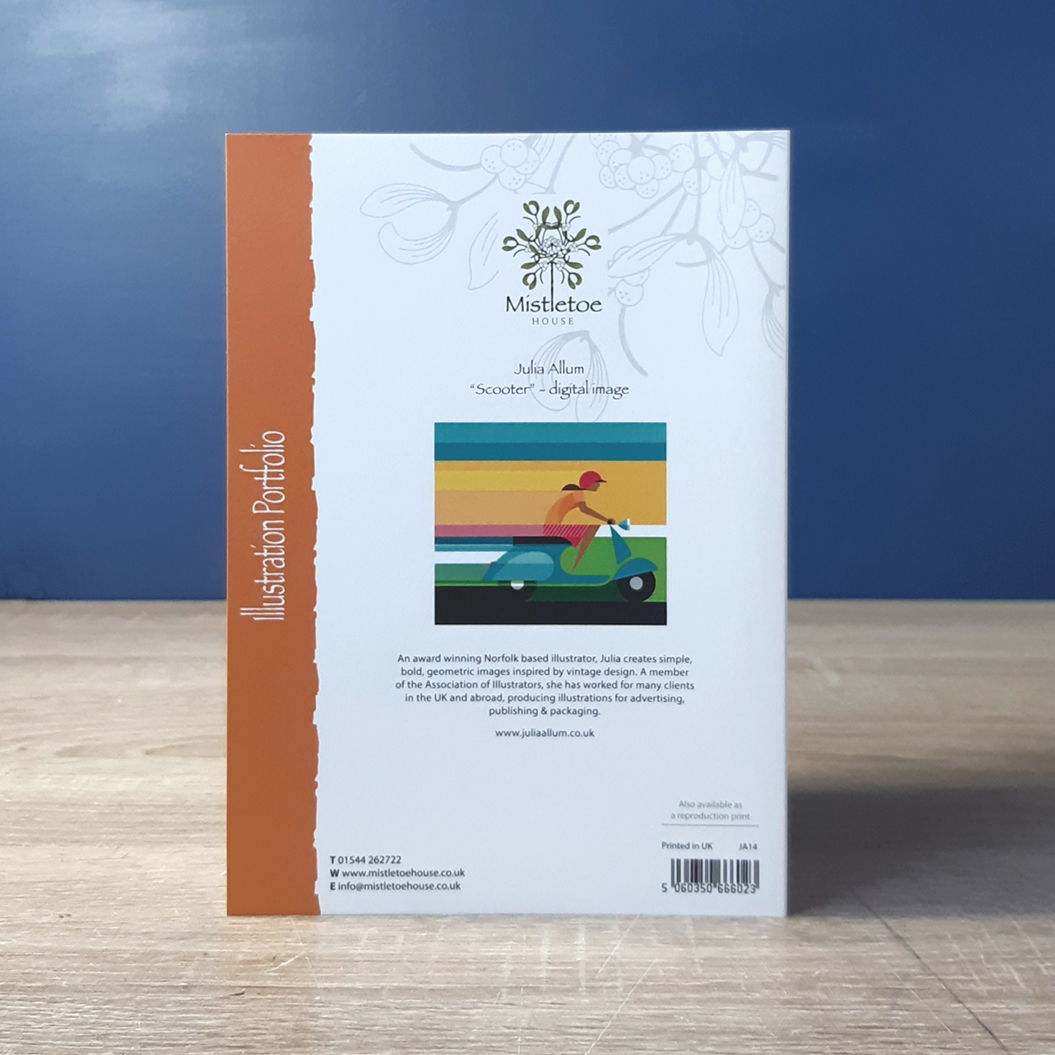 Scooter greetings card