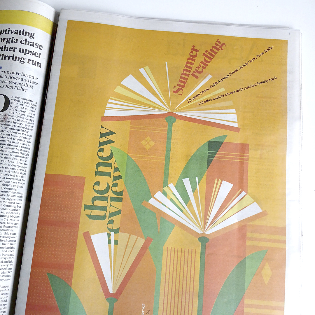 Summer Reading Illustration Observer New Review