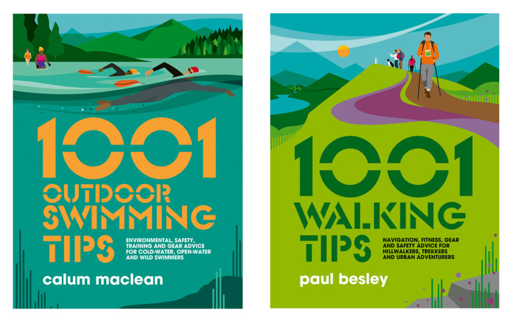 Swimming and Walking Book Covers
