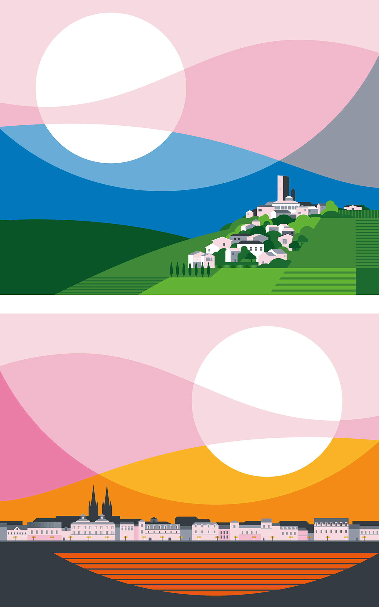 wine region travel posters