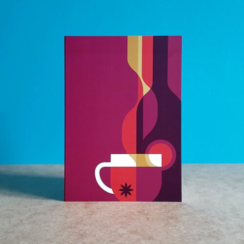 Mulled wine Christmas card